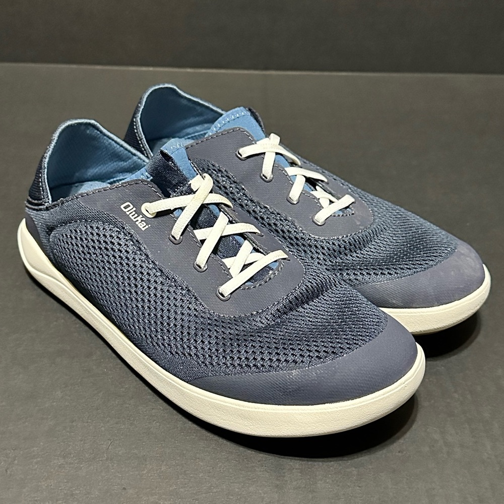 Olukai Moku Pae Trench Blue Shoes - Size 10